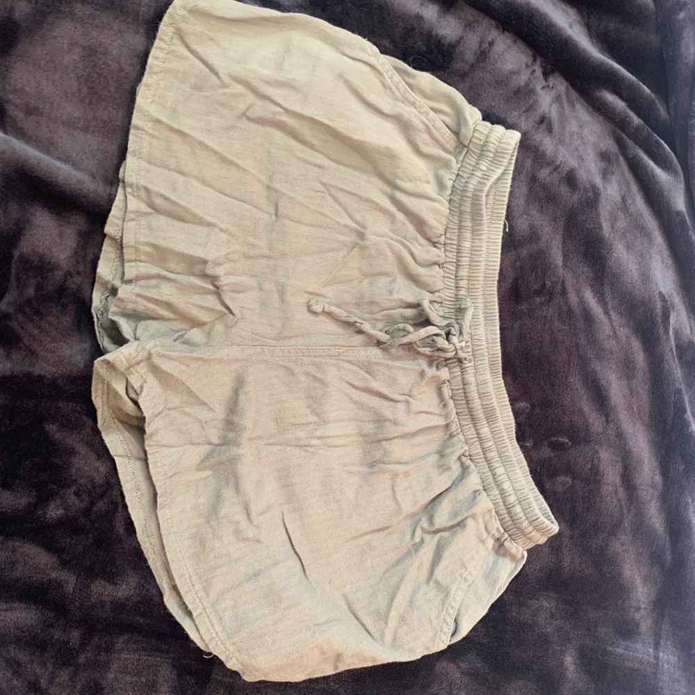Olive Green Soft shorts